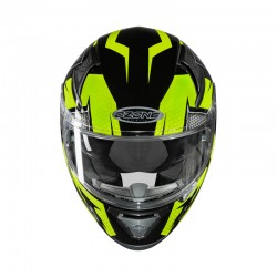 KASK OZONE INTEGRALNY ARROW BLACK/GREY/FLO YELLOW 
