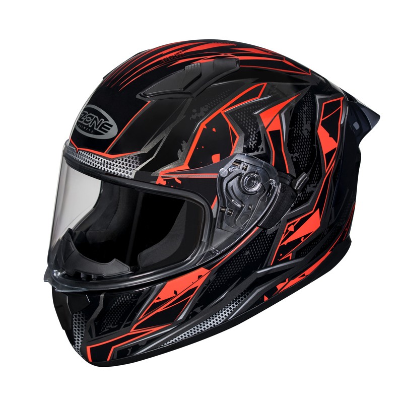 KASK OZONE INTEGRALNY SPRINT BLACK/GREY/FLO RED 