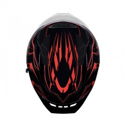KASK OZONE INTEGRALNY SPRINT BLACK/GREY/FLO RED 
