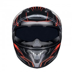 KASK OZONE INTEGRALNY SPRINT BLACK/GREY/FLO RED 