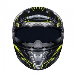 KASK OZONE INTEGRALNY SPRINT BLACK/GREY/FLO YELLOW 