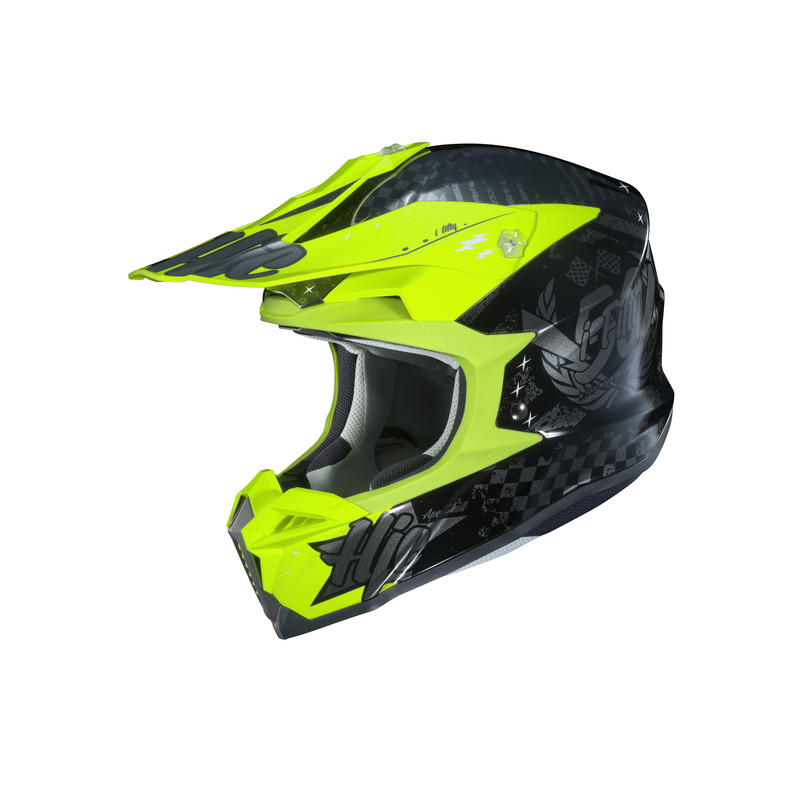 KASK HJC I50 ARTAX BLACK/FLO YELLOW 