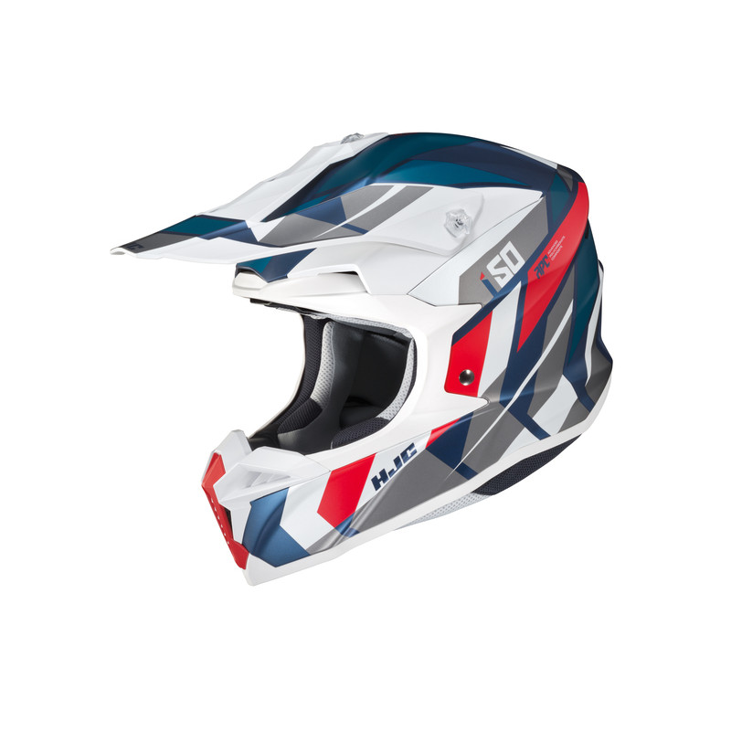 KASK HJC I50 VANISH WHITE/BLUE/RED 