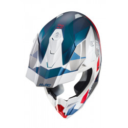 KASK HJC I50 VANISH WHITE/BLUE/RED 