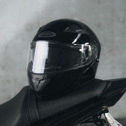 KASK OZONE FLIP UP WIND GLOSS BLACK 