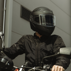 KASK OZONE FLIP UP WIND MATT BLACK 