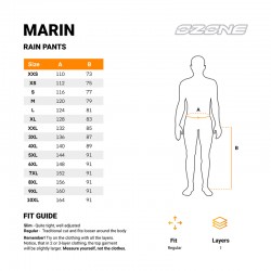 SPODNIE PRZECIWDESZCZOWE OZONE MARIN BLACK 