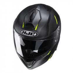 KASK HJC I90 AVENTA BLACK/YELLOW 