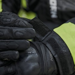KURTKA PRZECIWDESZCZOWA REBELHORN PATROL BLACK/FLO YELLOW 