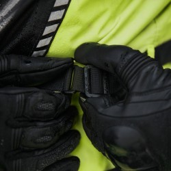 KURTKA PRZECIWDESZCZOWA REBELHORN PATROL BLACK/FLO YELLOW 