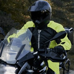 KURTKA PRZECIWDESZCZOWA REBELHORN PATROL BLACK/FLO YELLOW 