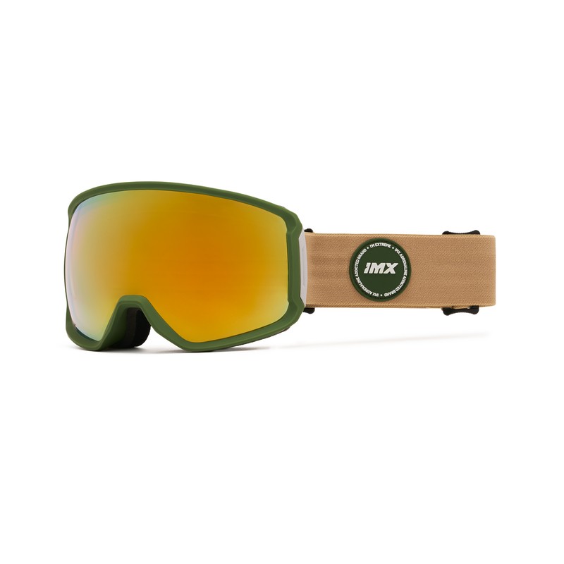 GOGLE SNOWBOARDOWE IMX PEAK GREEN MATT/SAND - SZYBA PODWÓJNA GOLD IRRIDIUM + BROWN ENDURO CROSS GOGLE SNOWBOARDOWE IMX PEAK GREEN MATT/SAND - SZYBA PODWÓJNA GOLD IRRIDIUM + BROWN ENDURO CROSS