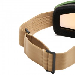 GOGLE SNOWBOARDOWE IMX PEAK GREEN MATT/SAND - SZYBA PODWÓJNA GOLD IRRIDIUM + BROWN ENDURO CROSS