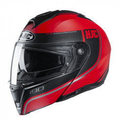 KASK HJC I90 DAVAN BLACK/RED 