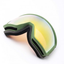 GOGLE SNOWBOARDOWE IMX PEAK GREEN MATT/SAND - SZYBA PODWÓJNA GOLD IRRIDIUM + BROWN ENDURO CROSS