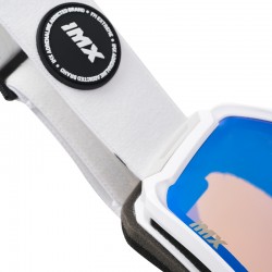 GOGLE SNOWBOARDOWE IMX PEAK WHITE MATT/WHITE - SZYBA PODWÓJNA BLUE IRRIDIUM + BROWN ENDURO CROSS