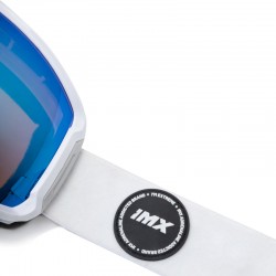 GOGLE SNOWBOARDOWE IMX PEAK WHITE MATT/WHITE - SZYBA PODWÓJNA BLUE IRRIDIUM + BROWN ENDURO CROSS
