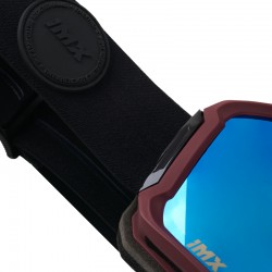 GOGLE SNOWBOARDOWE IMX PEAK PURPLE MATT/BLACK - SZYBA PODWÓJNA BLUE IRRIDIUM + BROWN ENDURO CROSS