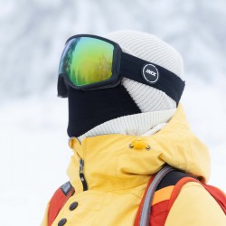 GOGLE SNOWBOARDOWE IMX PEAK PURPLE MATT/BLACK - SZYBA PODWÓJNA BLUE IRRIDIUM + BROWN ENDURO CROSS
