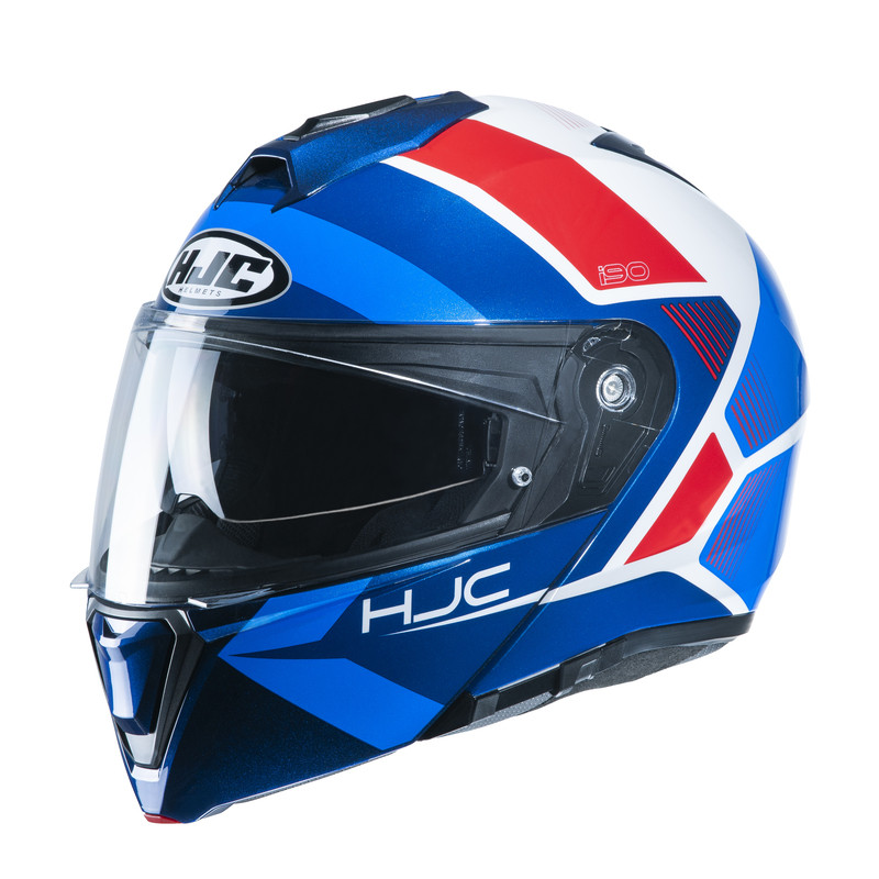 KASK HJC I90 HOLLEN BLUE/WHITE/RED 