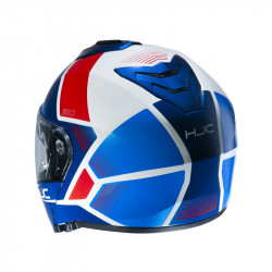 KASK HJC I90 HOLLEN BLUE/WHITE/RED 