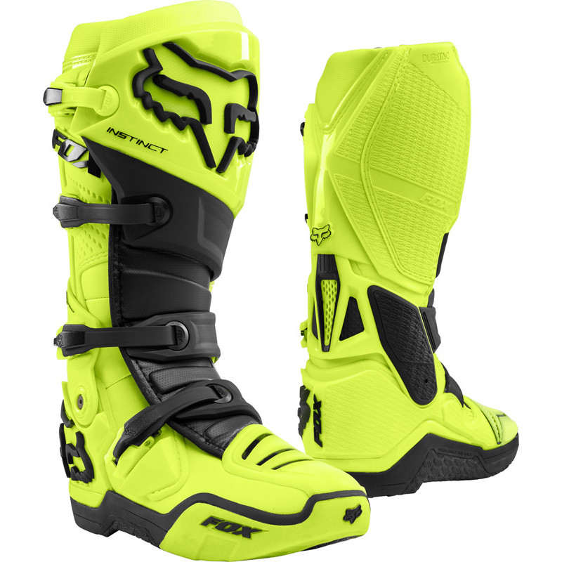 BUTY FOX INSTINCT FLO YELLOW  (WKŁADKA 277MM) ENDURO CROSS