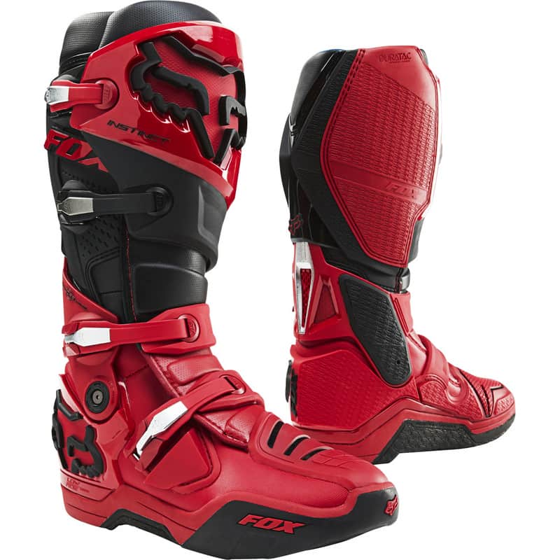 BUTY FOX INSTINCT RED/BLACK  ENDURO CROSS
