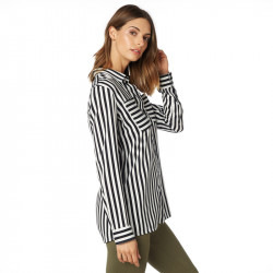 KOSZULA FOX LADY JAIL BREAK WOVEN BLACK/WHITE  ENDURO CROSS