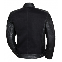 KURTKA SKÓRZANO-TEKSTYLNA IXS JIMMY BLACK 