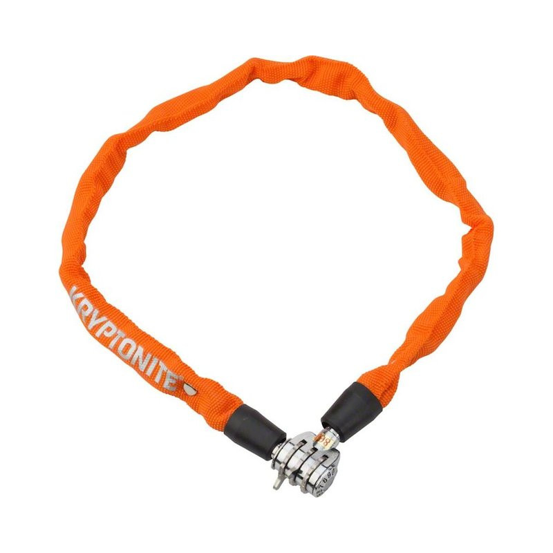 ZAPIĘCIE ŁAŃCUCHOWE KRYPTONITE KEEPER 465 NA SZYFR ORANGE 0,04CM X 65CM