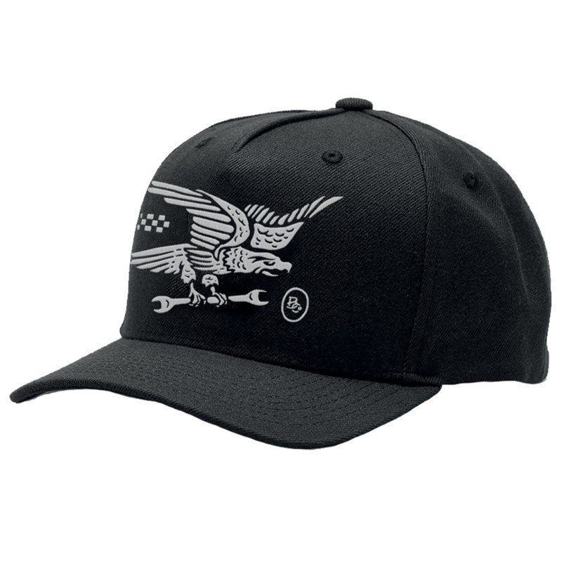 CZAPKA Z DASZKIEM BROGER SNAPBACK EAGLE BLACK 