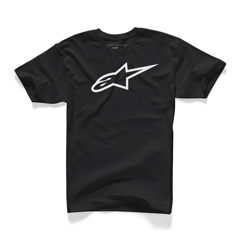 T-SHIRT ALPINESTARS AGELESS CLASSIC BLACK/WHITE 