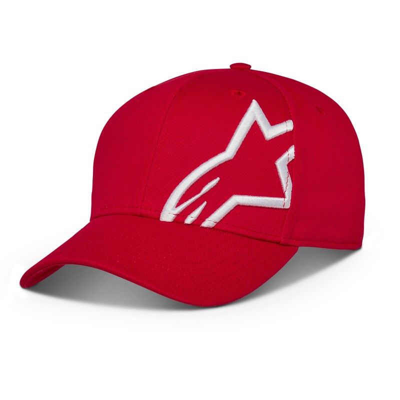 CZAPKA Z DASZKIEM ALPINESTARS CORP SNAP 2 RED/WHITE 