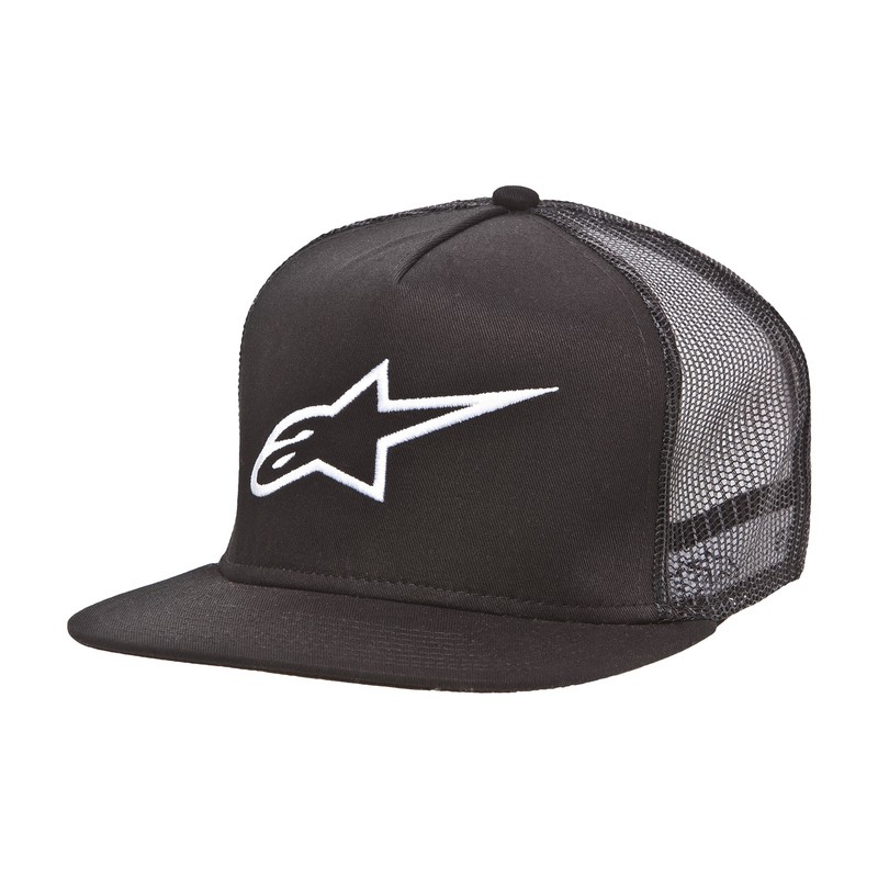 CZAPKA Z DASZKIEM ALPINESTARS CORP TRUCKER BLACK 