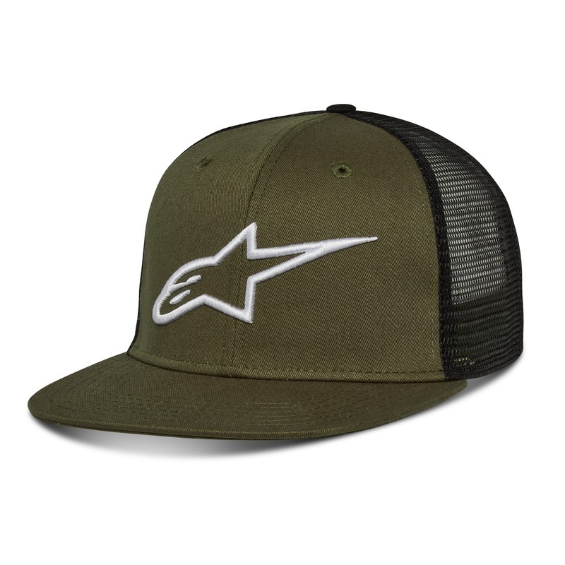 CZAPKA Z DASZKIEM ALPINESTARS CORP TRUCKER MILITARY/BLACK 