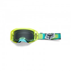 GOGLE FOX AIRSPACE HORYZN FLUORESCENT YELLOW - SZYBA GREY MIRROR + CLEAR (2 SZYBY W ZESTAWIE) ENDURO CROSS