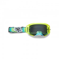 GOGLE FOX AIRSPACE HORYZN FLUORESCENT YELLOW - SZYBA GREY MIRROR + CLEAR (2 SZYBY W ZESTAWIE) ENDURO CROSS