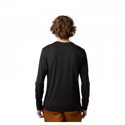 KOSZULKA Z DŁUGIM RĘKAWEM FOX AUXLRY TECH BLACK  ENDURO CROSS