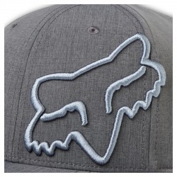 CZAPKA Z DASZKIEM FOX CLOUDED FLEXFIT 2.0 HEATHER BLACK  ENDURO CROSS