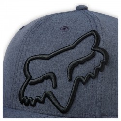 CZAPKA Z DASZKIEM FOX CLOUDED FLEXFIT 2.0 HEATHER DEEP COBALT  ENDURO CROSS