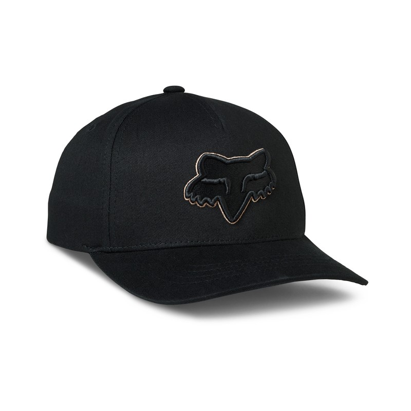 CZAPKA Z DASZKIEM FOX JUNIOR EPICYCLE 110 SNAPBACK BLACK/GOLD  ENDURO CROSS