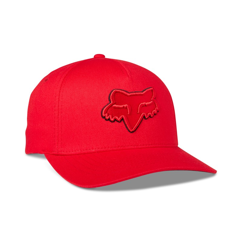 CZAPKA Z DASZKIEM FOX EPICYCLE FLEXFIT 2.0 RED/BLACK  ENDURO CROSS