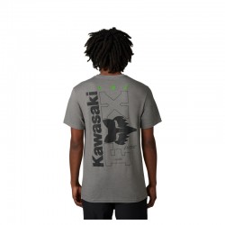 T-SHIRT FOX FOX X KAWI II HEATHER GRAPHITE  ENDURO CROSS
