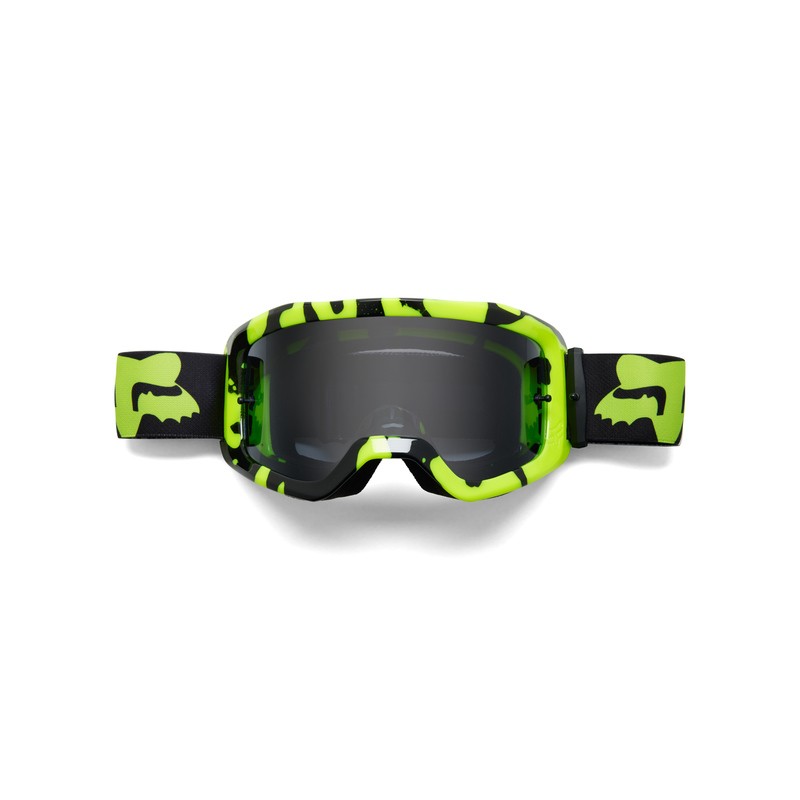 GOGLE FOX MAIN MORPHIC BLACK/YELLOW - SZYBA SMOKE (1 SZYBA W ZESTAWIE) ENDURO CROSS
