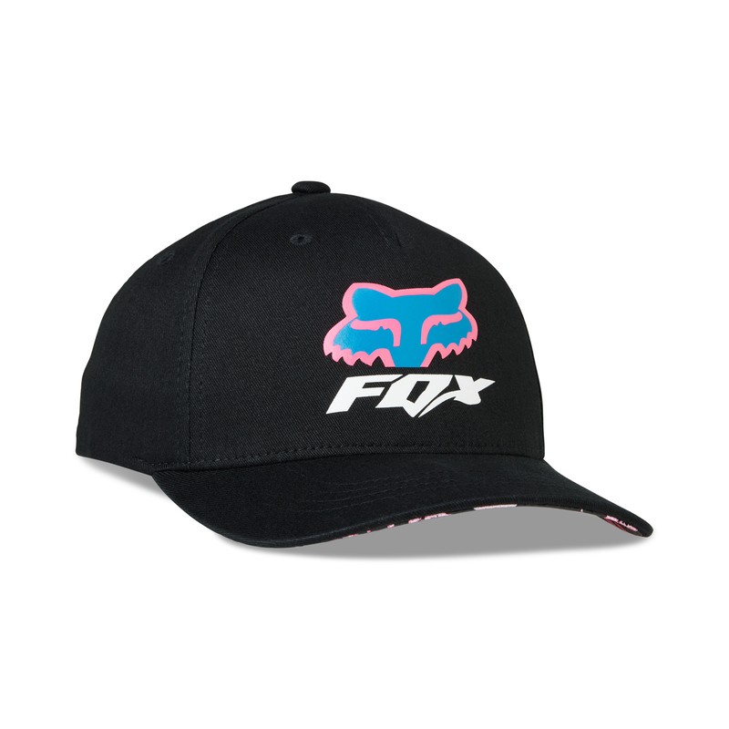 CZAPKA Z DASZKIEM FOX JUNIOR MORPHIC 110 SNAPBACK BLACK  ENDURO CROSS