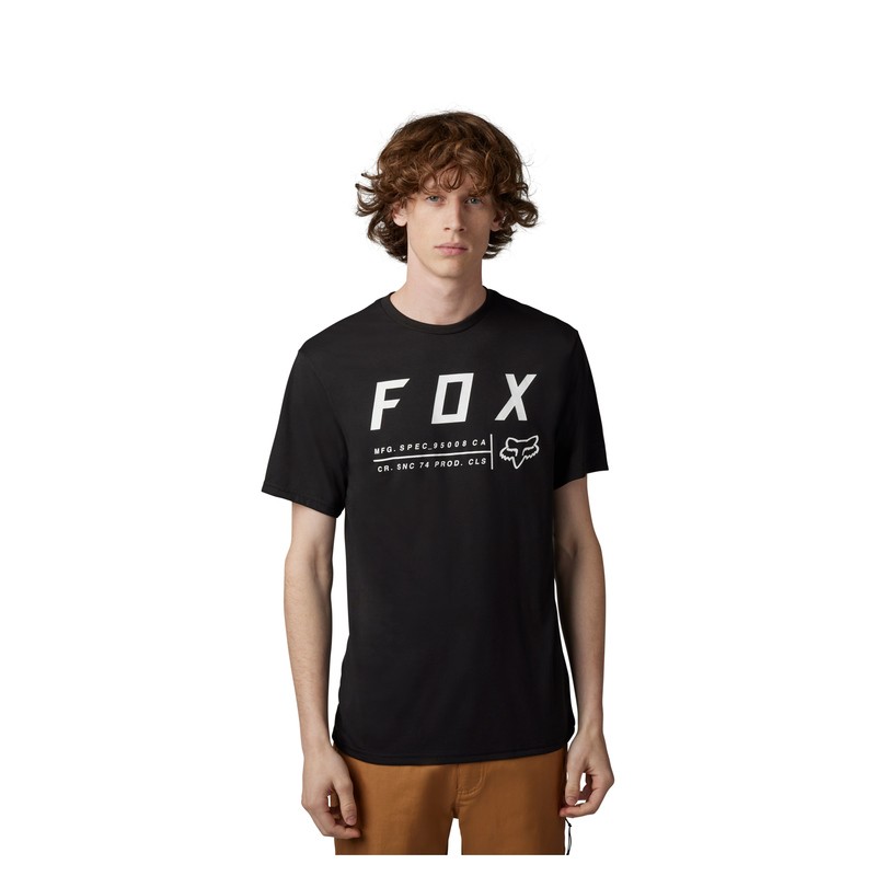 T-SHIRT FOX NON STOP TECH BLACK  ENDURO CROSS