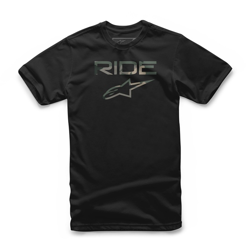 T-SHIRT ALPINESTARS RIDE 2.0 CAMO BLACK T-SHIRT ALPINESTARS RIDE 2.0 CAMO BLACK