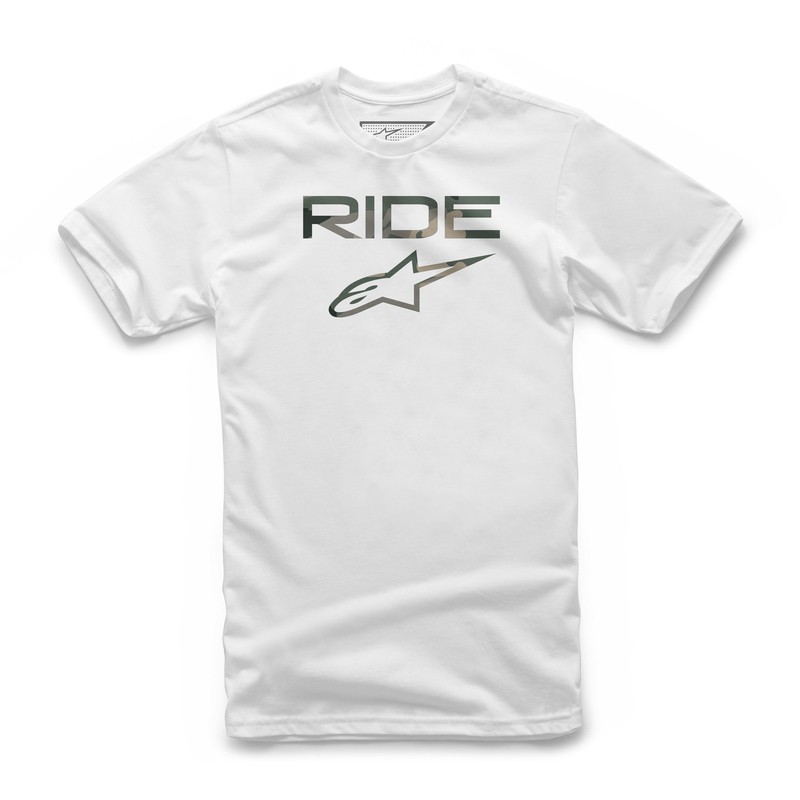 T-SHIRT ALPINESTARS RIDE 2.0 CAMO WHITE 