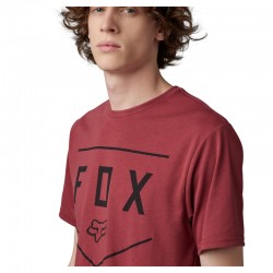 T-SHIRT FOX SHIELD TECH SCARLET  ENDURO CROSS