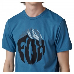 T-SHIRT FOX TURNOUT TECH DARK SLATE  ENDURO CROSS